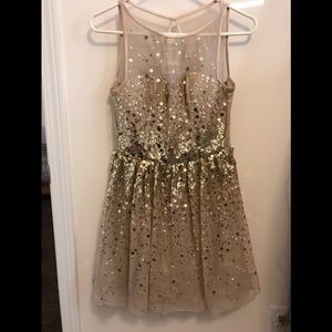 Gold Sequin Delia’s Cocktail Dress size 4